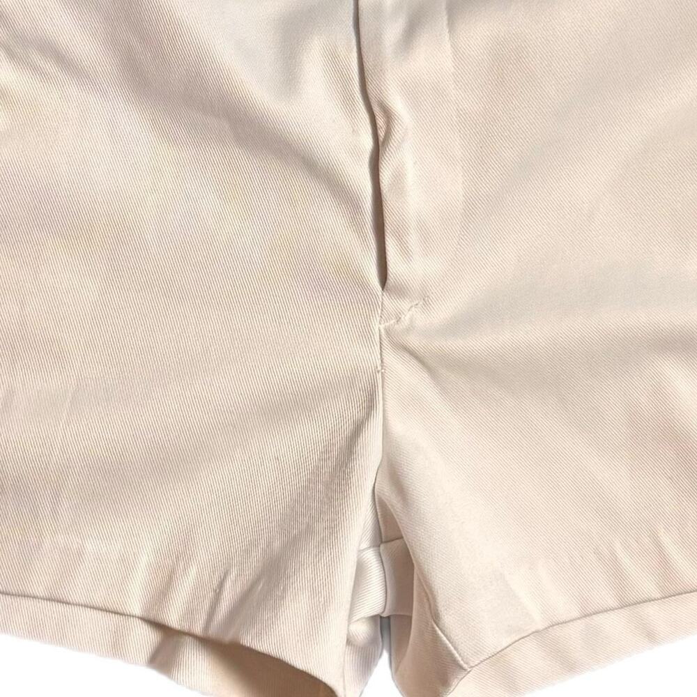 1970s paul sullivan cream colored mens tennis shorts (38) - Picture 4 of 7